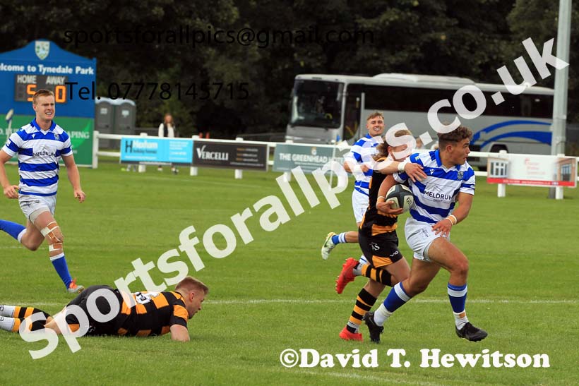 Tynedale v Sheffield Tigers, Sat., Sept. 17th, 2022. Photo: David T. Hewitson/Sports for All Pics